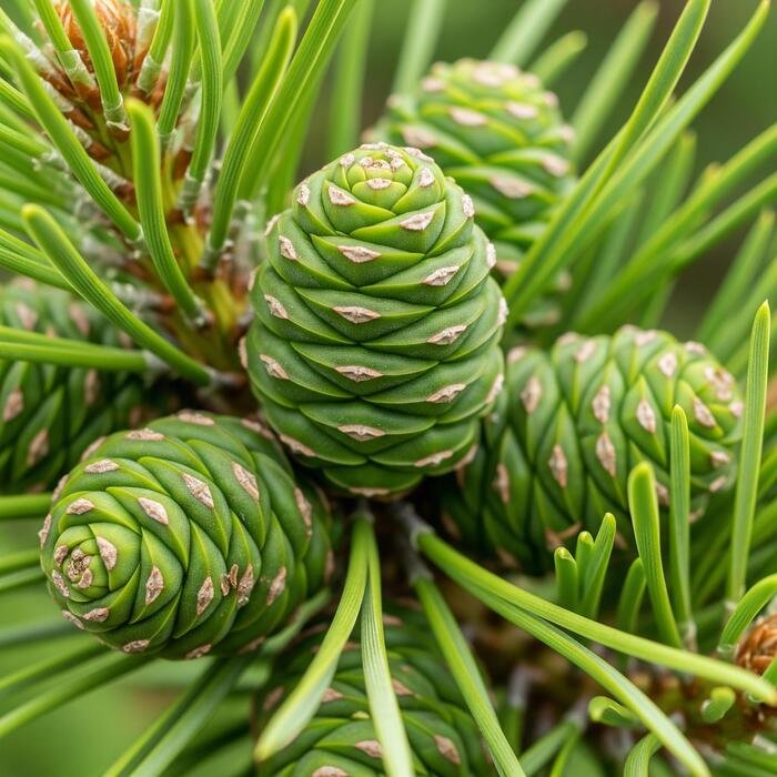 Pine nuts and natural ingredients