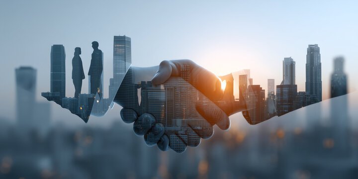 Business partners building a professional relationship